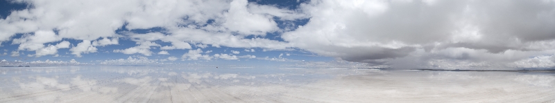 Панорама солончака Уюни