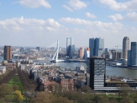 Вид на Роттердам с Евромачты