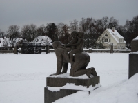 Фрогнер-парк, и еще одна из скульптур Вигелланда