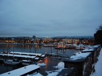Вид на Осло из замка Акерхус
